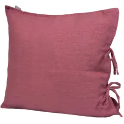 KISSENBEZUG reines Leinen rose-de provence 40/40 cm