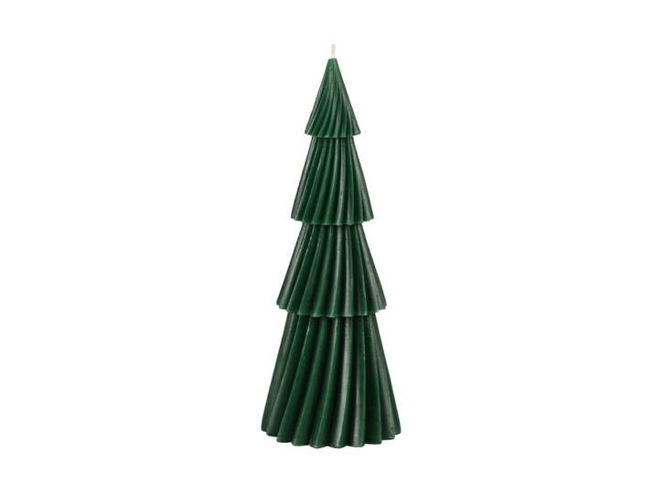 Weihnachtsbaum Kerze, grün