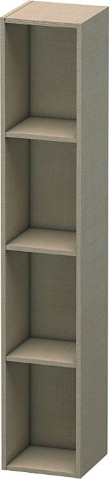 Duravit L-Cube Regalelement LC120507575 18x18cm, 4 Fächer, vertikal, leinen