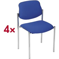 Nowy Styl 4er-Set Stapelstühle »Styl« blau, 45x47 cm
