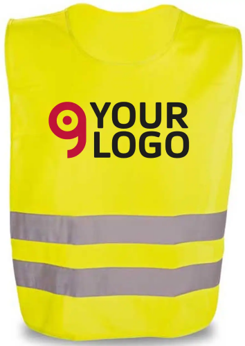 Gilet riflettente SafetyWear EN1150, poliestere, taglia unica Personalizzate o neutre