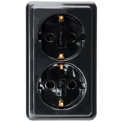 Kopp 102505005 STANDARD-Schutzkontaktsteckdose 2-fach