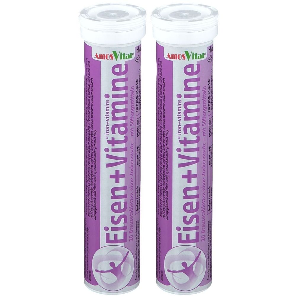 Eisen+Vitamine Soma Brausetabletten 2x 2x20 St