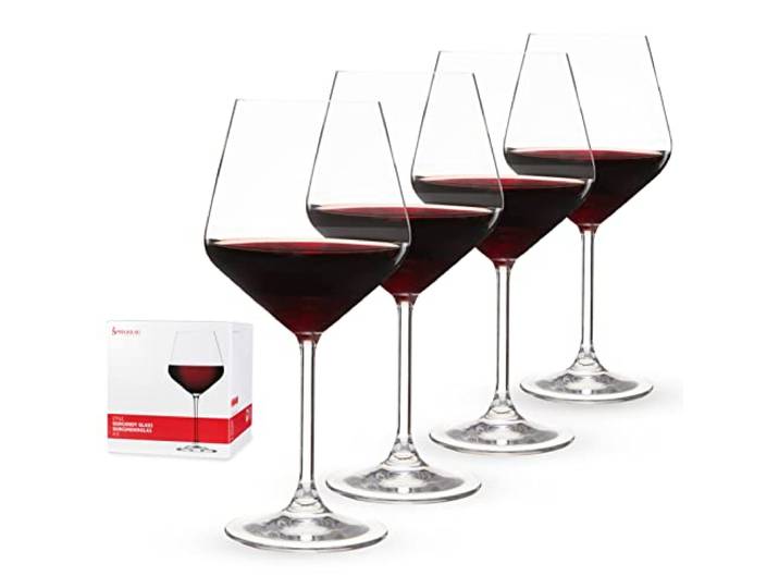 Spiegelau 4670180 Lot de 4 Verres à vin en Cristal 640 ML