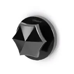 JEE-O Bloom Unterputz-Ventil warm, PVD gun metal, 600-2116 600-2116