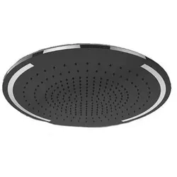 Gessi Colour Cover-Blende für Minimali Colour Kopfbrause rund, D502mm mit Strahlart Regen, 57979187, Farbe: Bronze Antik