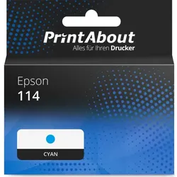 Druckerpatrone kompatibel mit Epson 114 (C13T07B240) - Cyan