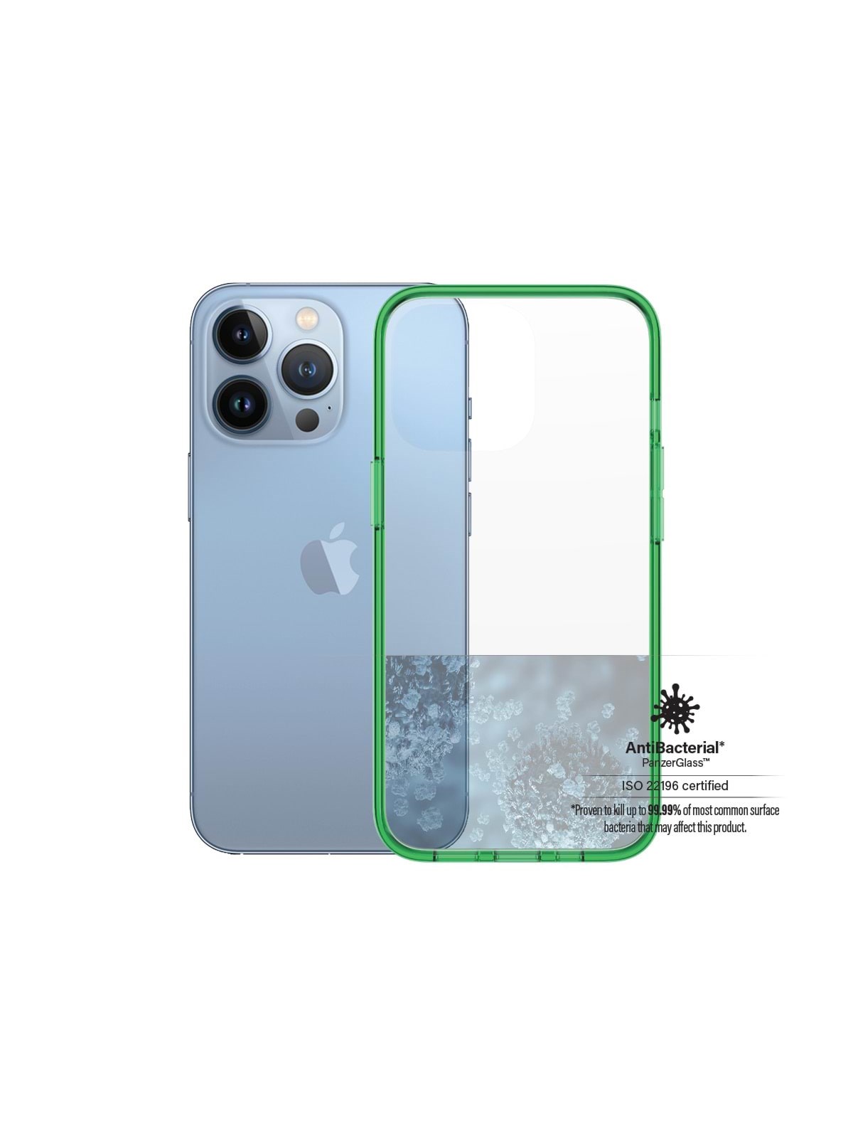 PanzerGlass ClearCaseColor Apple iPhone 13 Pro - Lime