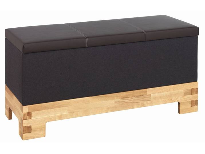 Linea Natura Truhenbank COUNTRY, braun, Kunstleder