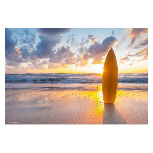 CoverYourDesk Schreibtischunterlage Surfbrett am Strand (60 x 40 cm) (C07_16_36_004)