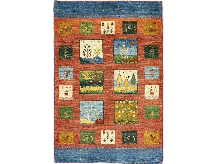 Perser Gabbeh Loribaft Atelier Teppich 64x95 Handgeknüpft Modern Orientteppich Perserteppich Wolle