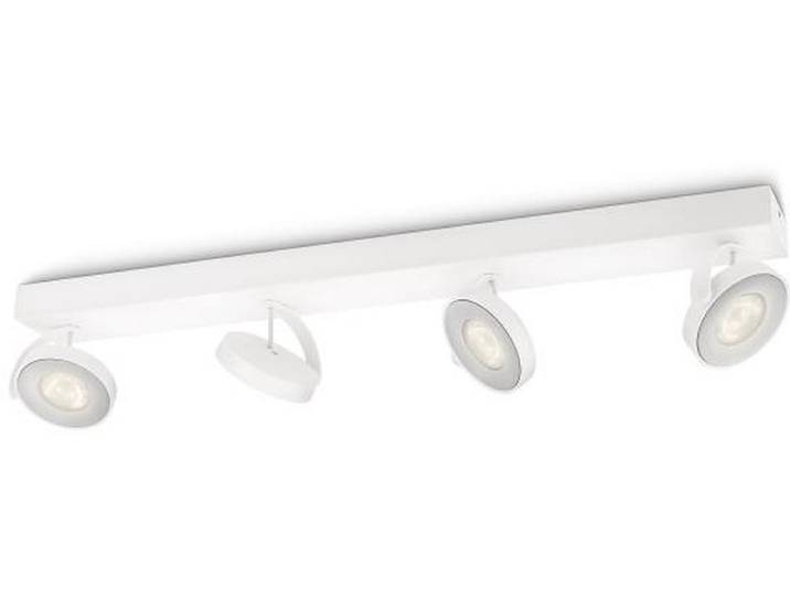Philips WarmGlow LED Clockwork Decken-/Wandspot, 4x, Strahler Oberflächenbeleuchtung, Nicht austauschbare(s) Leuchtmittel, 4 Glühbirne(n), LED, 18 W, 2700 K