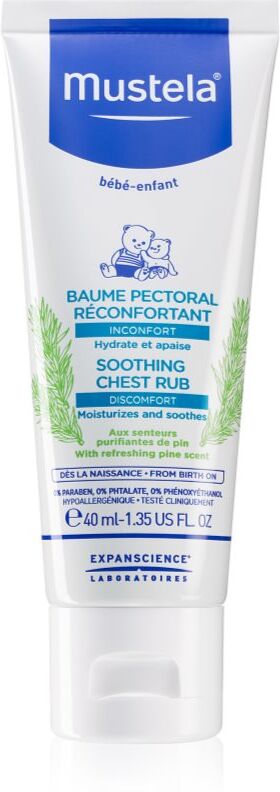 Mustela Bébé Balsam mit Pinienduft für einen ruhigeren Schlaf 40 ml