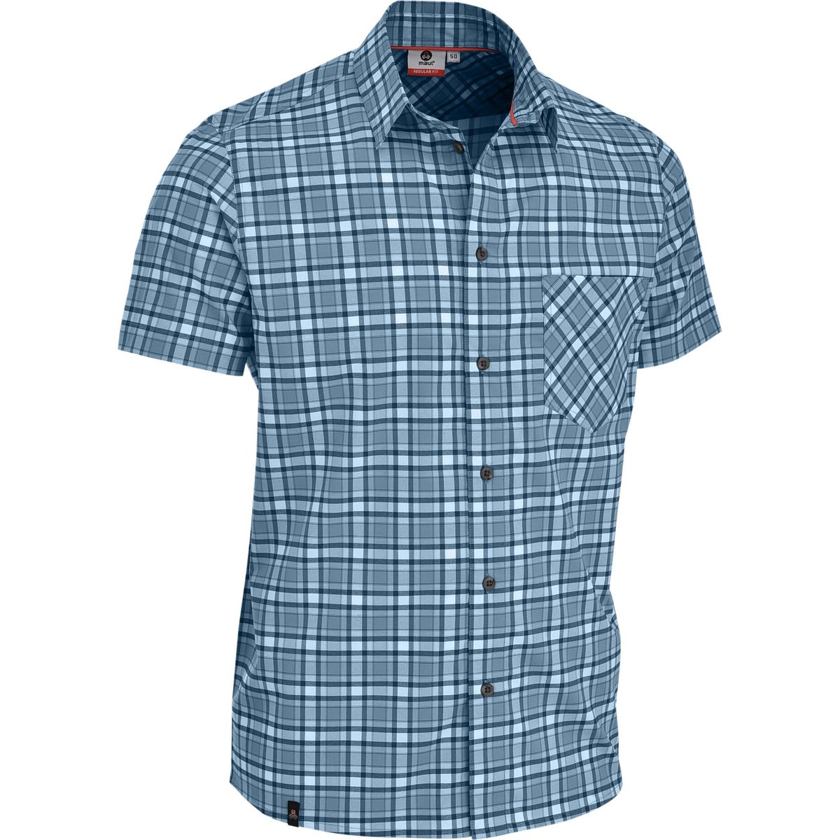 MAUL Sport Holzkirchen - 1/2 Hemd Kariert Elastisch light blue (79) 54 4331900929-79-54