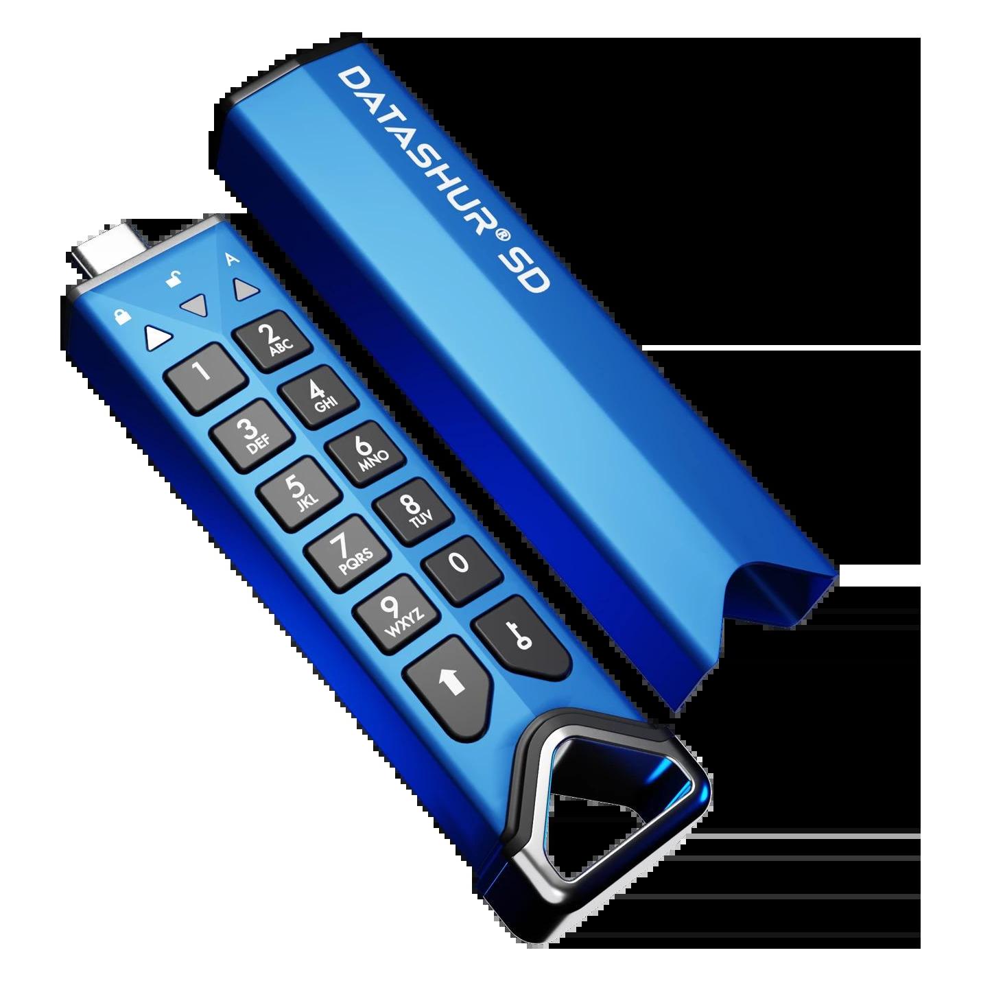 iStorage datAshur SD Single Pack (USB 3.2, USB-C) (IS-FL-DSD-256-SP)