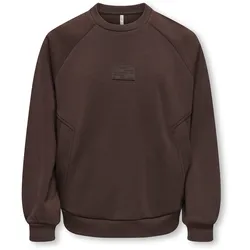 Tchibo - Only Girls detailed Sweatshirt - Mädchen - Gr. 122/128 - braun