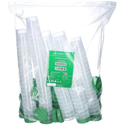 Urinbecher mit Schraubdeckel 100 St Becher