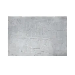 como Webteppich  Bell , silber , Synthetische Fasern , Maße (cm): B: 160
