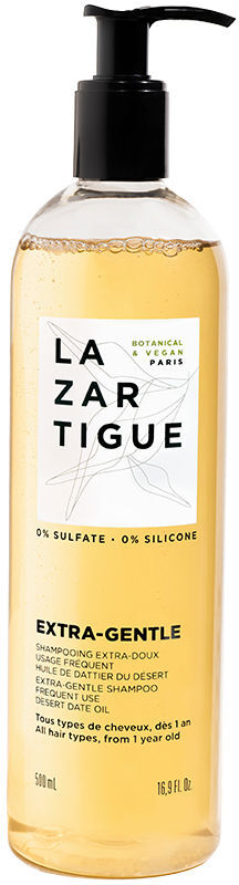 Lazartigue EXTRA-GENTLE champú extra-suave de uso frecuente 500 ml