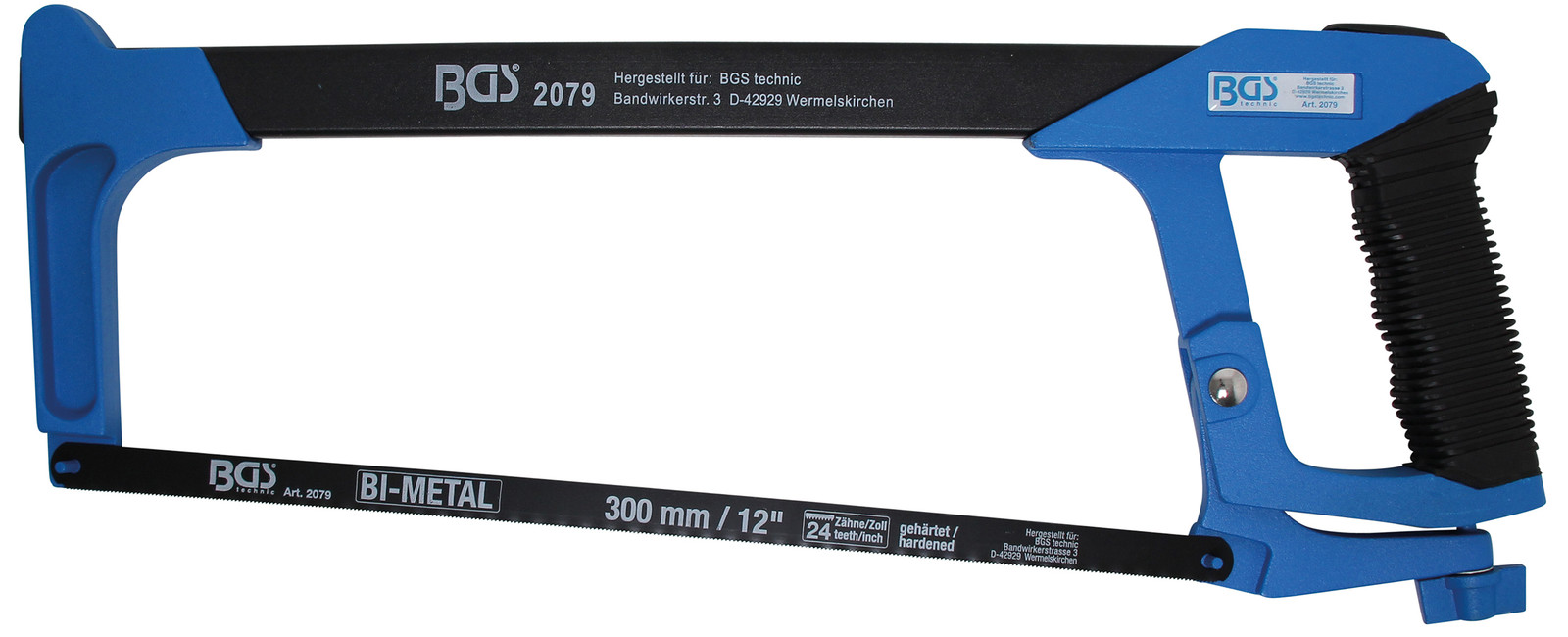 BGS Technic 2079 Professionele extra zware zaagboog inclusief 300 mm HSS zaagblad