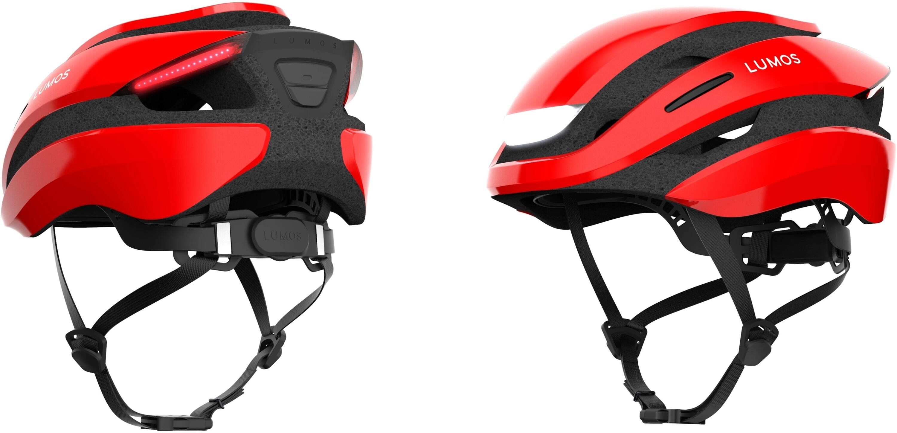Fahrradhelm LUMOS "Ultra MIPS, M-L", rot, Helme, Kopfumfang: 54cm - 61cm, Fahrradhelm rot Kopfumfang: 54cm - 61cm