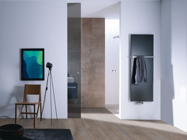 Zehnder Heizkörper Fina Lean Bar, 1500 x 500 mm, Traffic White, Warmwasserbetrieb, ZFF01850B100000 ZFF01850B100000