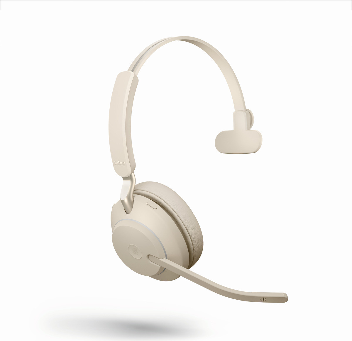 Jabra Evolve2 65 MS Mono Bluetooth Headset USB-C Beige Draadloos