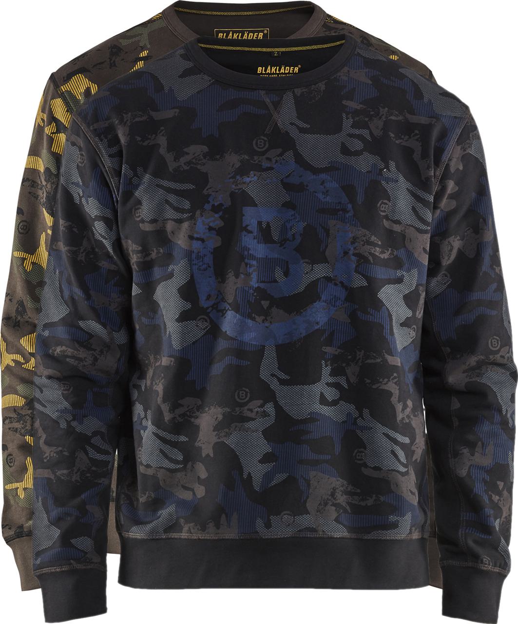 Blåkläder 9408 Sweatshirt 'B' Limited / Sweatshirt 'B' Limited - S - Olivengrøn/sort