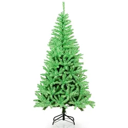 Helloshop26 - Phosphoreszierender Weihnachtsbaum 180 x 98 x 45 cm zauberhafte Dekoration grünes PVC 20_0018676