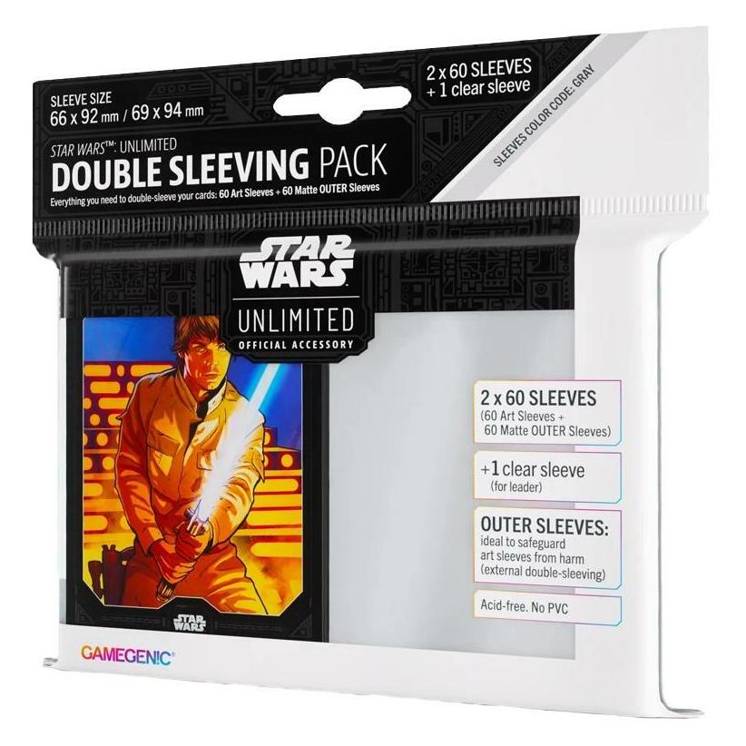 Gamegenic GGS15034 - Star Wars: Unlimitiert Art Sleeves Doppelpack, Luke Skywalker (GGS15034)
