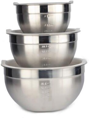 PRiME Cook Stainless Steel 6-piece Mixing Bowl Set