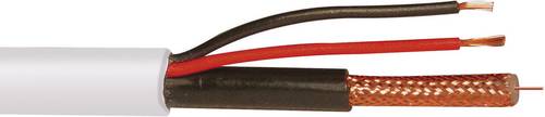 ABUS KA9002 Audio, Video Kabel 50.00 m Weiß