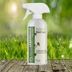Relax Biocare Lebermoos für Hunde - zur Regeneration und Pflege von Haut & Fell - 500 ml