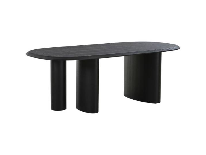 Esstisch Vireon MDF schwarz B 100 T 220 cm - Esstisch