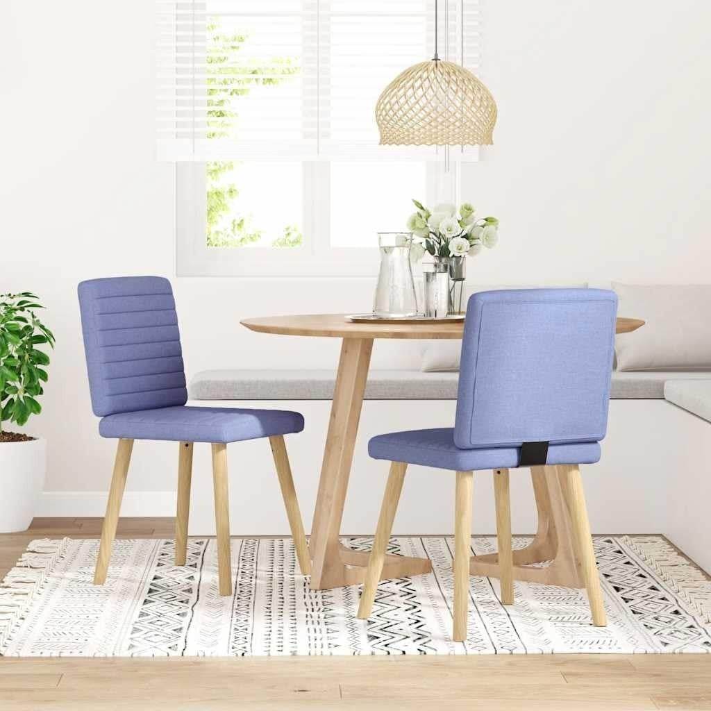 Set van 2 Eetkamerstoelen Jeansblauw