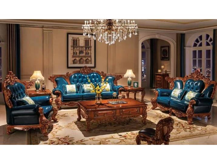 JVmoebel Chesterfield-Sofa Klassische Chesterfield Sofas für das Wohnzimmer, 5 Teile, Made in Europa