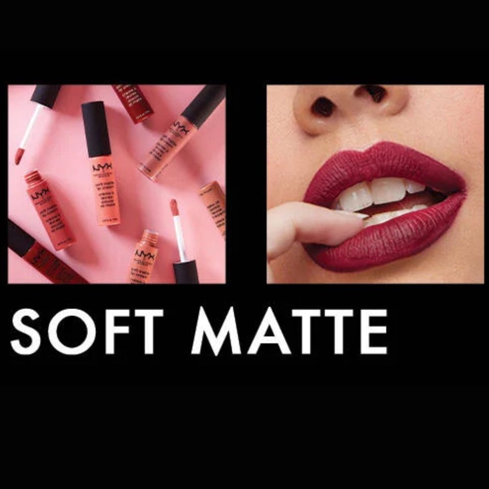 NYX Professional Makeup Soft Matte Lip Cream Durable and Lightweight 8mL Los Angeles
