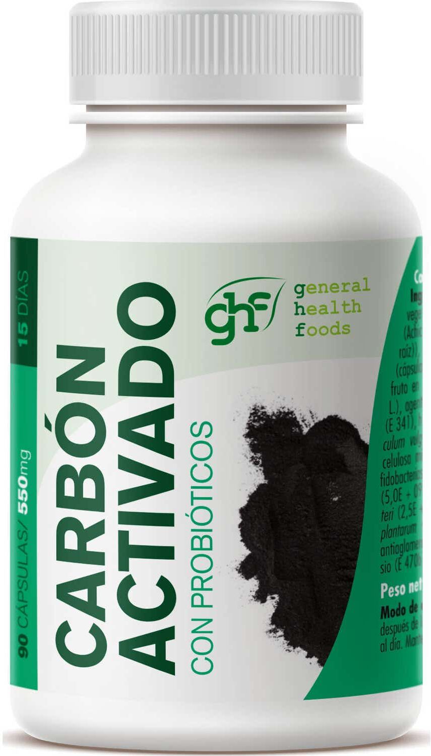 GHF Carbón Probiótico 550mg 90cáps