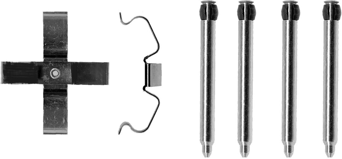 Bosch Zubehörsatz, Scheibenbremsbelag 1987474277 Für Opel Saab