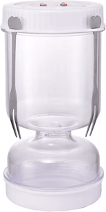 Inspire Curations FlipFresh Hourglass Pickle & Kimchi Storage Jar With Strainer a