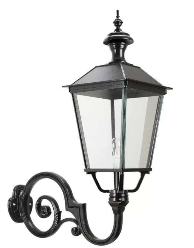 Oudhollandse muurlamp Singel XL groen van KS Verlichting