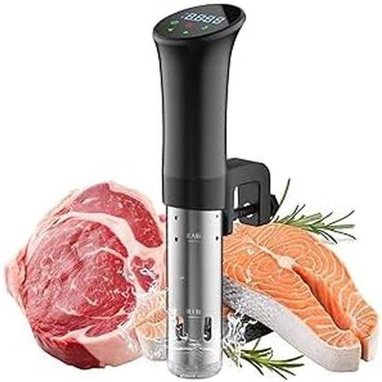 OUSFOT Sous Vide Koker - Zwart - Nauwkeurige temperatuurregeling voor gezond koken