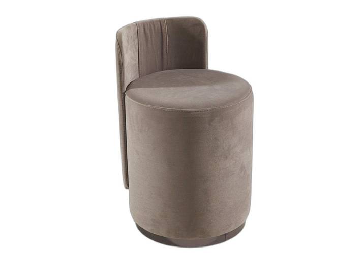 Xlmoebel Hocker Luxus Polsterhocker in Braun für Schminktisch und Wohnraum (1 St., Hocker), Hergestellt in Europa