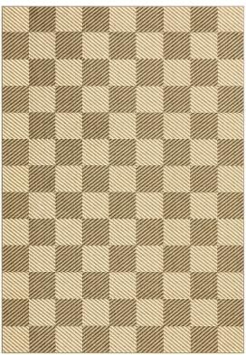 Garvee Washable Non-Slip Checkered Area Rug – Soft Low Pile Plaid Geometric Carpet, Modern Style