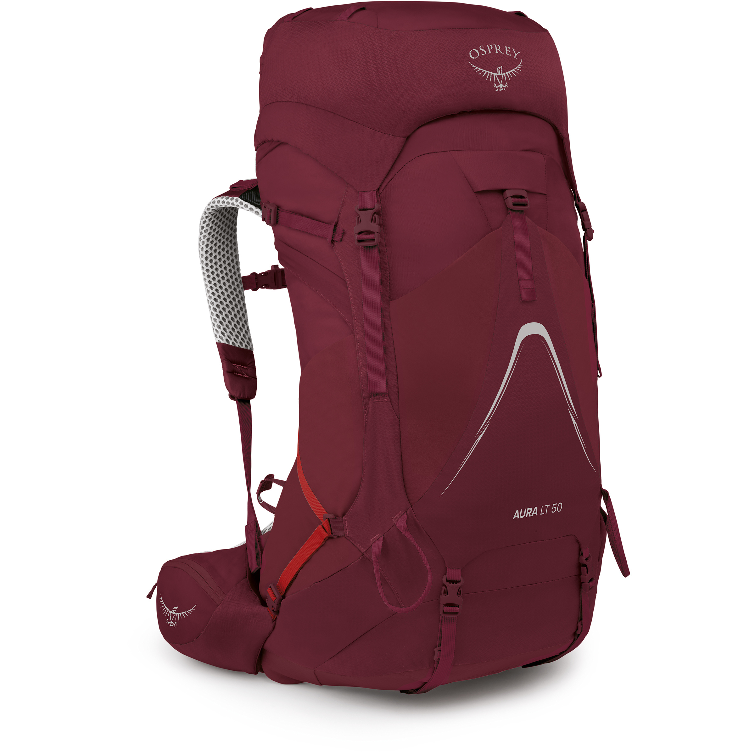 Osprey Aura AG LT 50 Damen Trekkingrucksäcke lila Größe 50L | XS-S Trekking Wasserabweisend