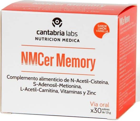 NUTRICIÓN MÉDICA NMcer Memory Sabor Limón y Vainilla 30 uds