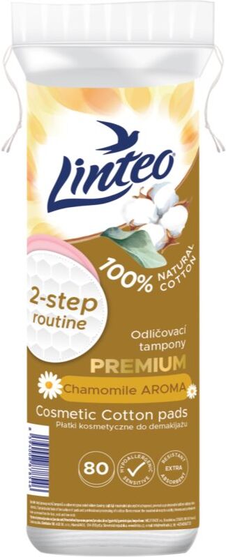 Linteo Premium Makeup Remover Pads Camomile 80 pc