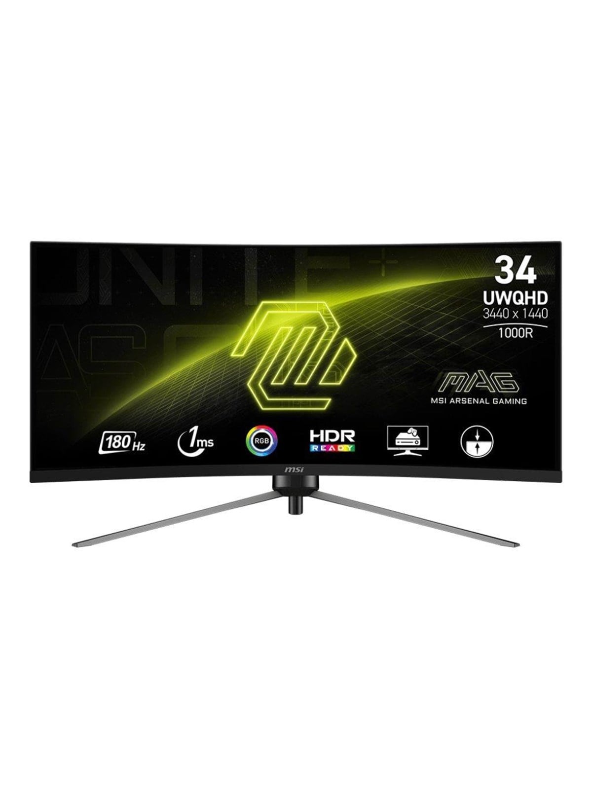 34" MSI MAG 345CQR - 3440x1440 - 180Hz - VA