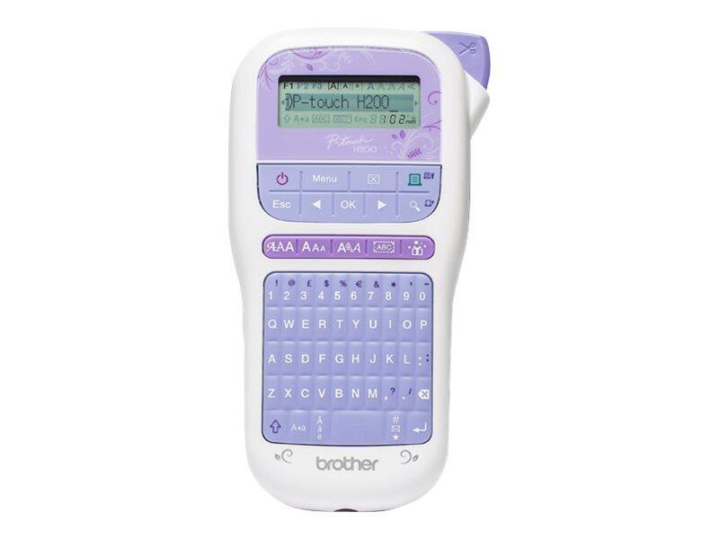 Brother P-touch PT-H200 mobiles Beschriftungsgerät (Thermotransfer, 20 mm/Sekunde, 180dpi, Qwertz)(PTH200ZG1)