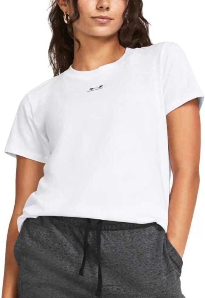 Camiseta Deportiva Under Armour Blanca Blanca L Mujer